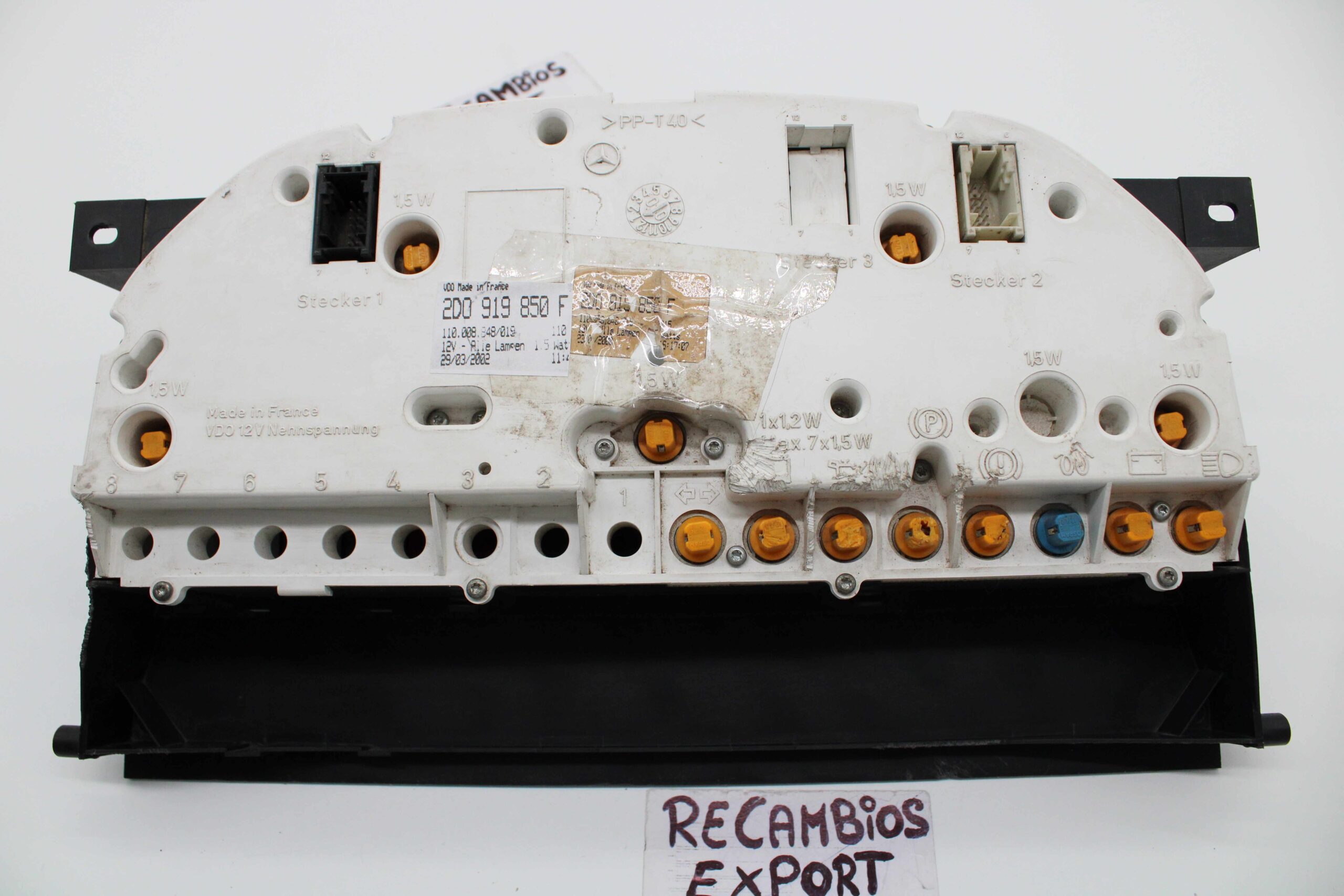 Cuadro de Instrumentos Volkswagen 2D0919850F 2D0 919 850 F 110008848019 110 008 848 019 43474 43 474 - foto 4