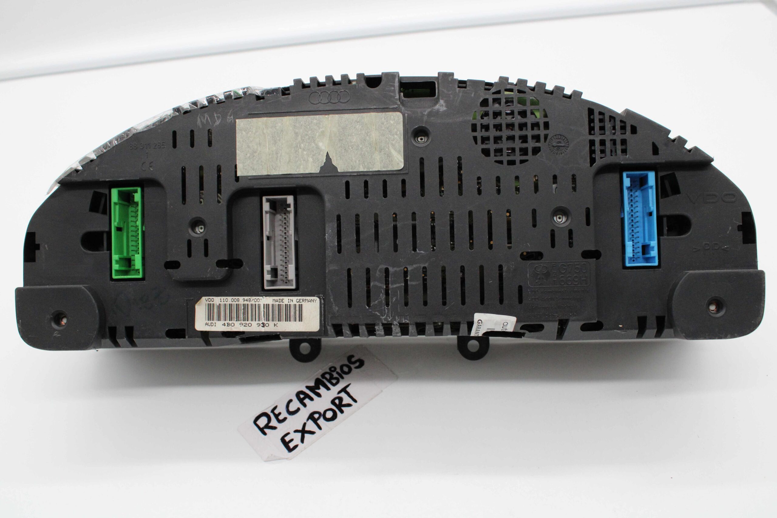 Cudro de Instrumentos Audi A6 4B0920930K 4B0 920 930 K VDO 110008948 001 110008948 001 88311285 88 311 285 - foto 4