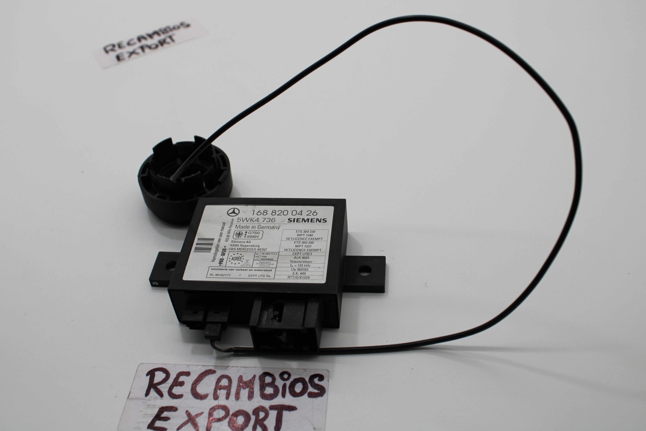 Inmovilizador Mercedes Clase A 1688200426 168 820 04 26 5WK4736 5WK4 736 - foto 1