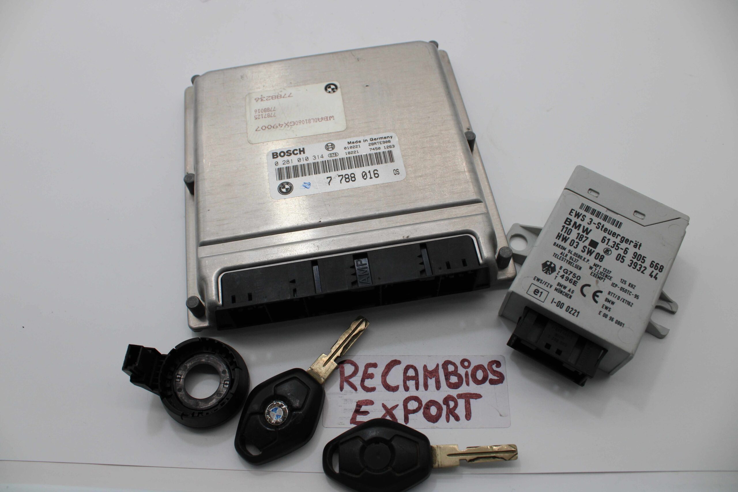Kit Completo BMW Serie 5 0281010314 0 281 010 314 7788016 7 788 016 61356905668 61 35 6 905 668 LK 05393244 05 3932 44 61358363099 61 35 8 363 099 - foto 1