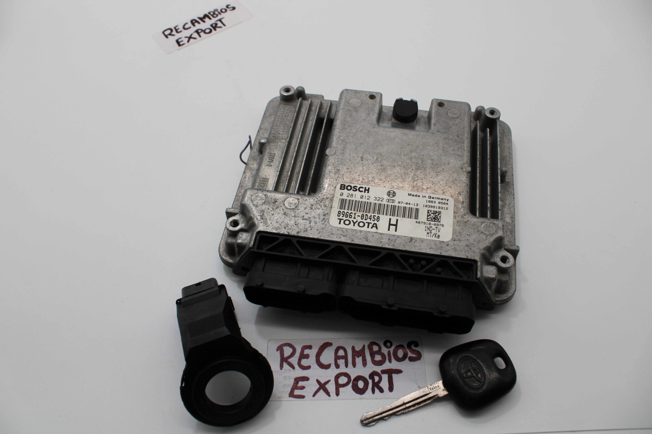 Kit Toyota Yaris  1.4 D-4D 0281012322 0 281 012 322 896610D450 89661 0D450 VP6BFF10849 VP6BFF 10849 897830D020 89783 0D020 - foto 1