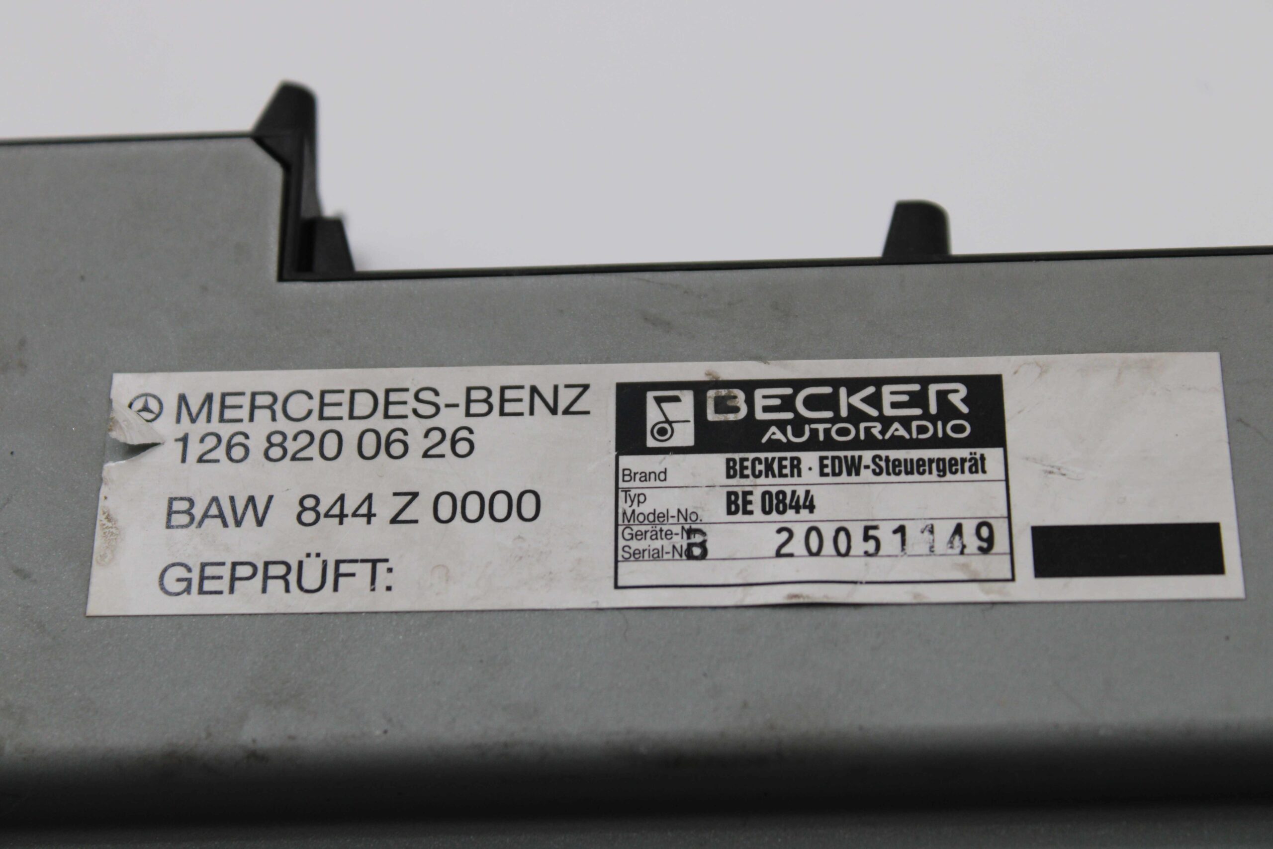 Módulo Control de Alarma Mercedes Clase S 1268200626 126 820 06 26 844Z0000 844 Z 0000 - foto 2