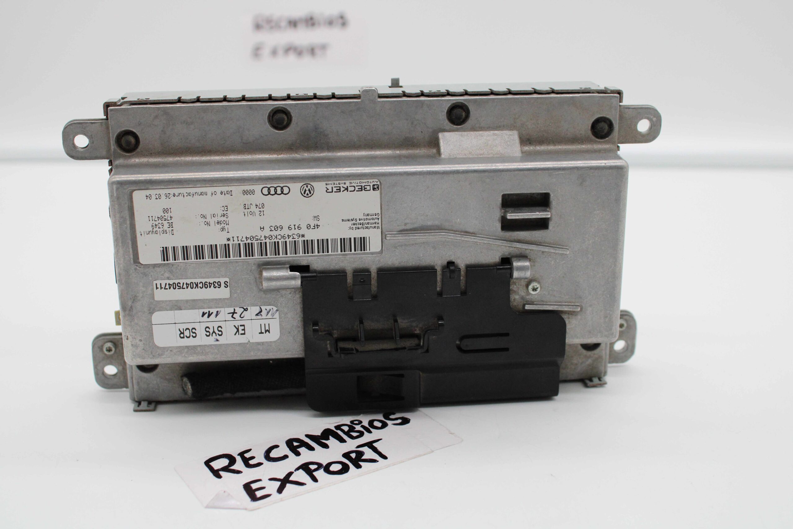 Pantalla Multifunción Audi A6 4F0919603A 4F0 919 603 A - foto 3