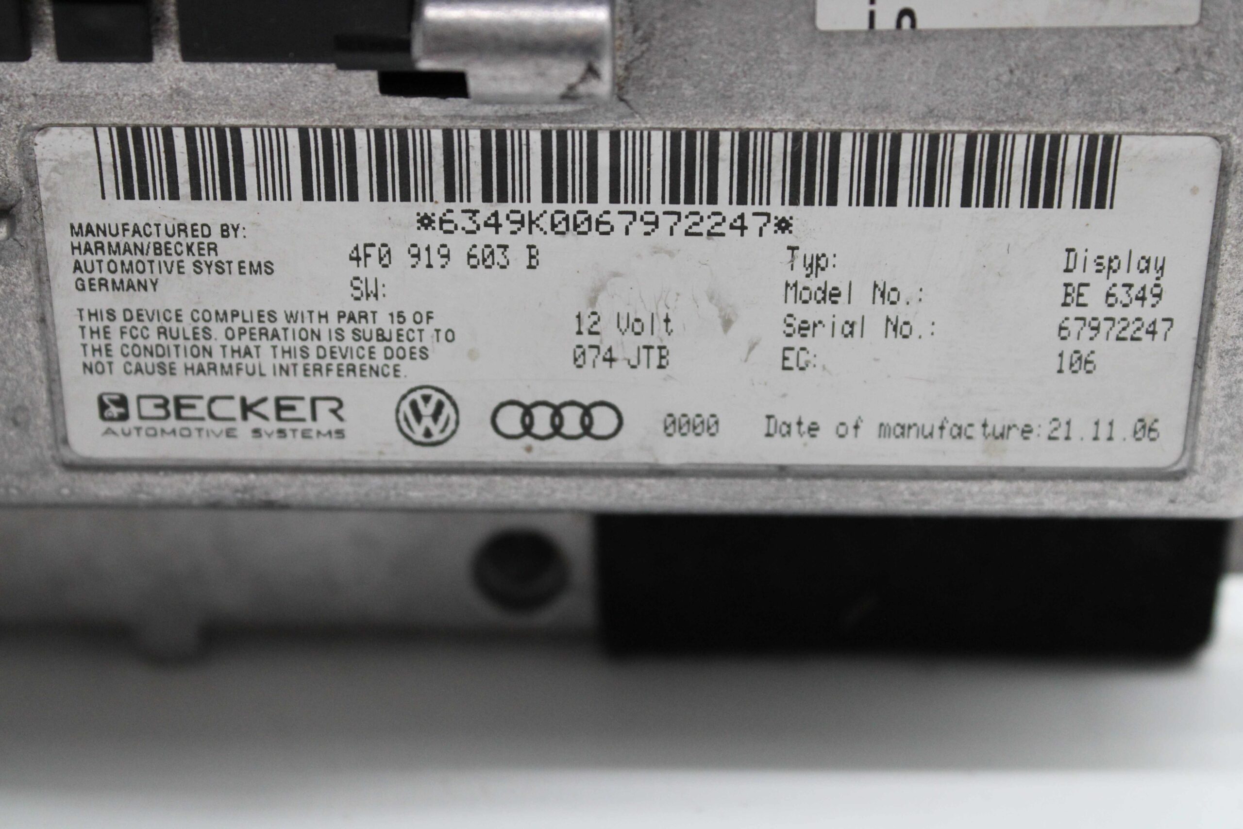 Pantalla Multifunción Audi A6 - foto 2