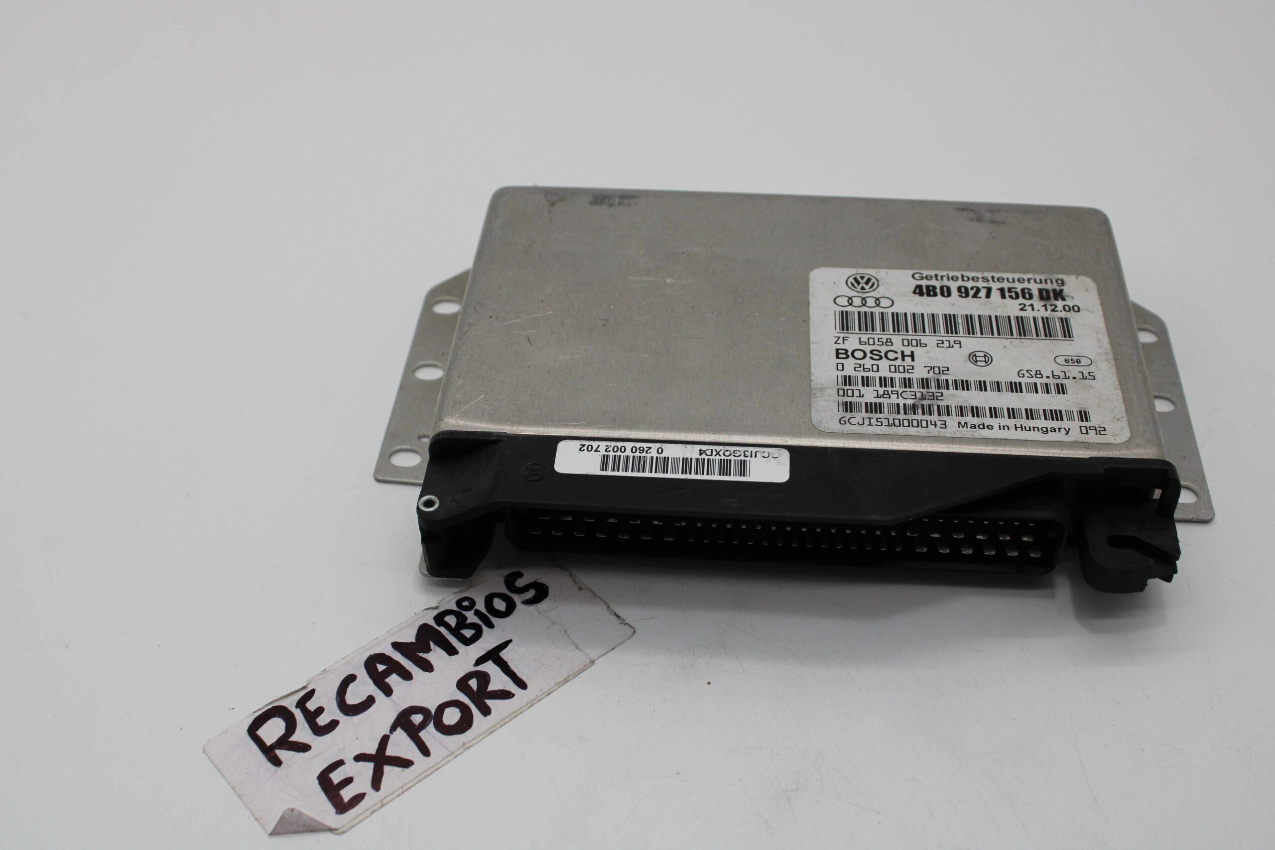 Modulo caja de cambios Audi A6 4B0927156DK 4B0 927 156 DK Bosch 0260002702 0 260 002 702 - foto 1