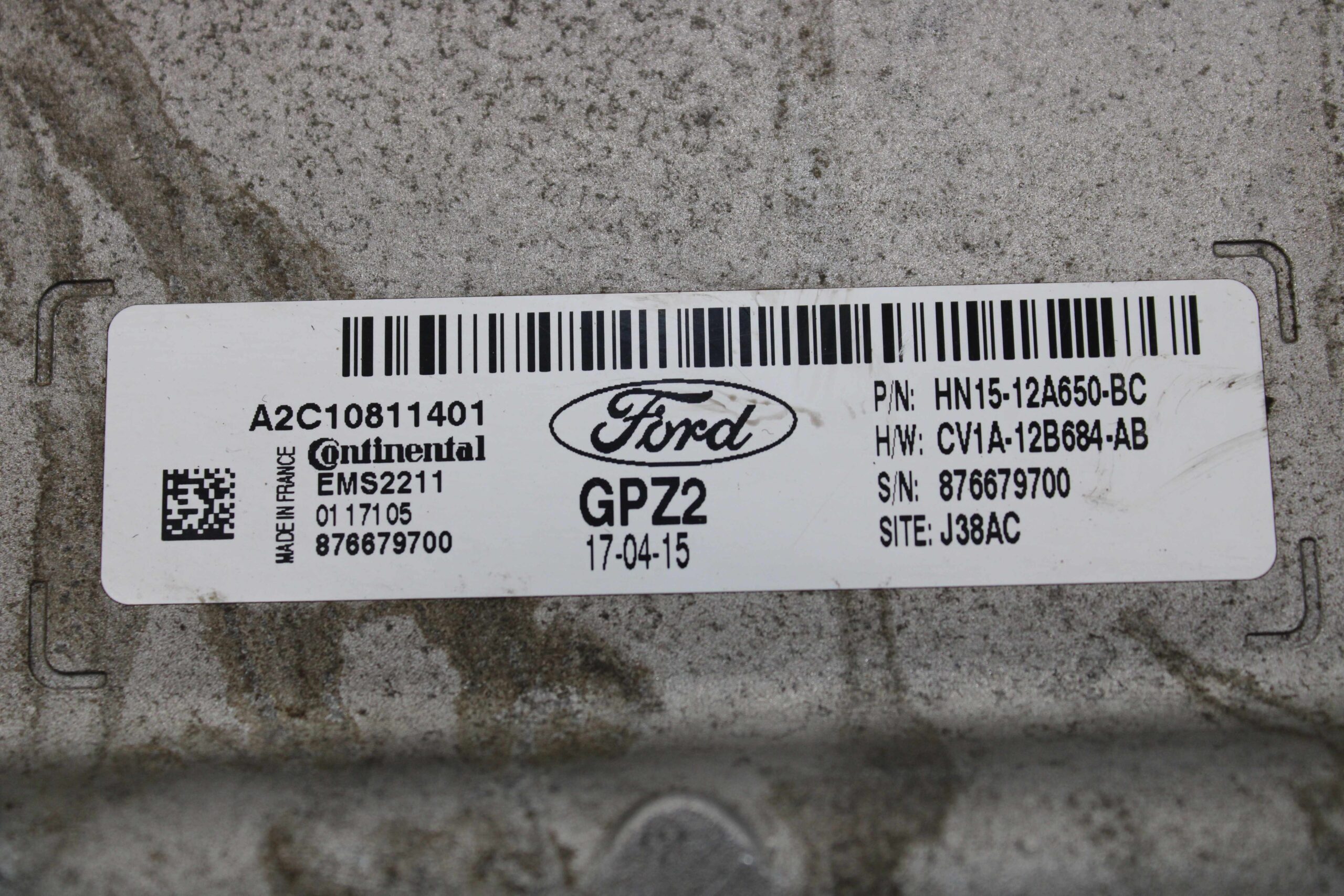 Centralita de Motor Ford Ecosport A2C10811401 876679700 HN1512A650BC HN15 12A650 BC CV1A12B684AB CV1A 12B684 BV A2C91816800 - foto 2