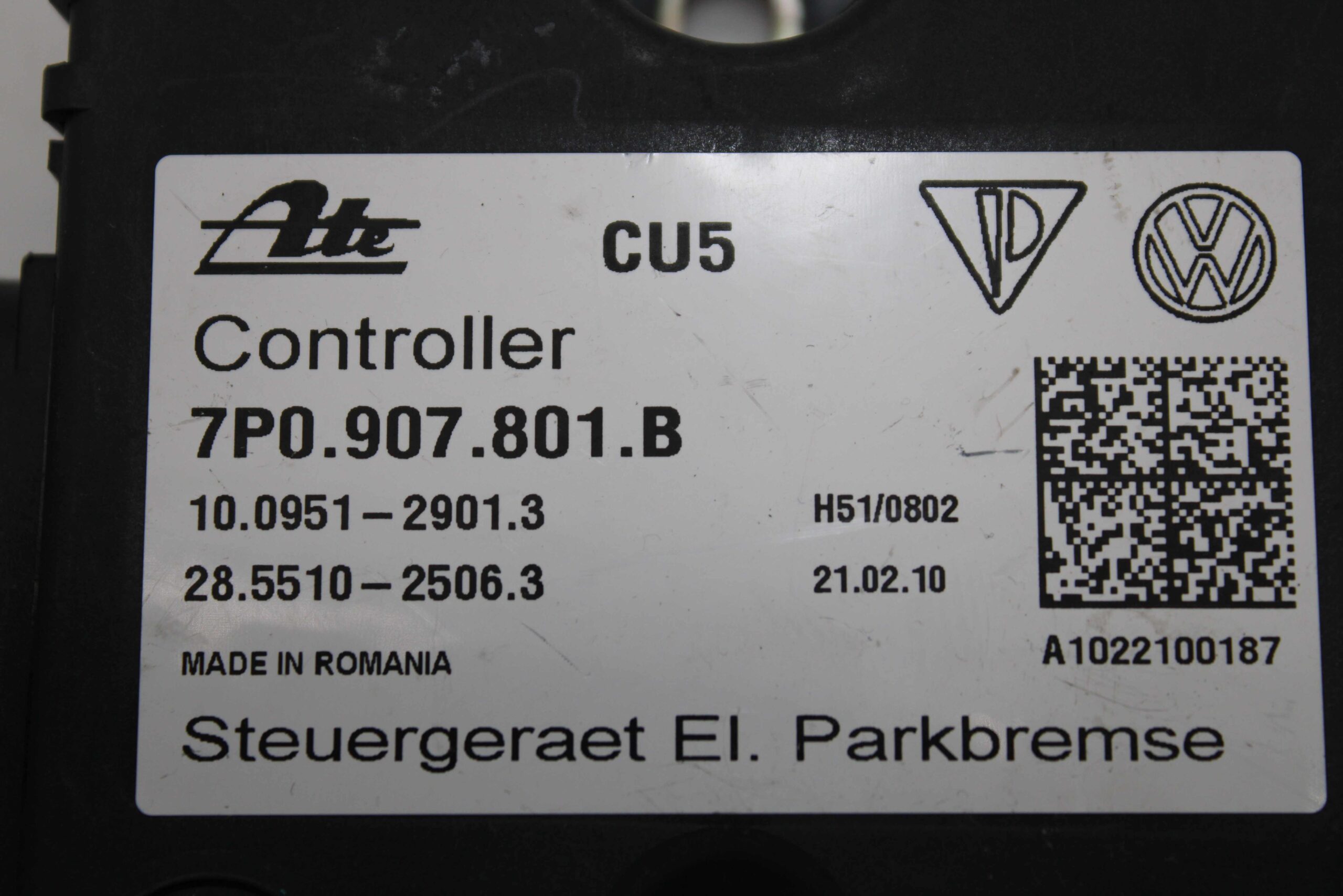 Unidad de Control de Freno Estacionamiento Porsche Cayenne 7P0907801B 7P0 907 801 B 10005438 00292431 - foto 2