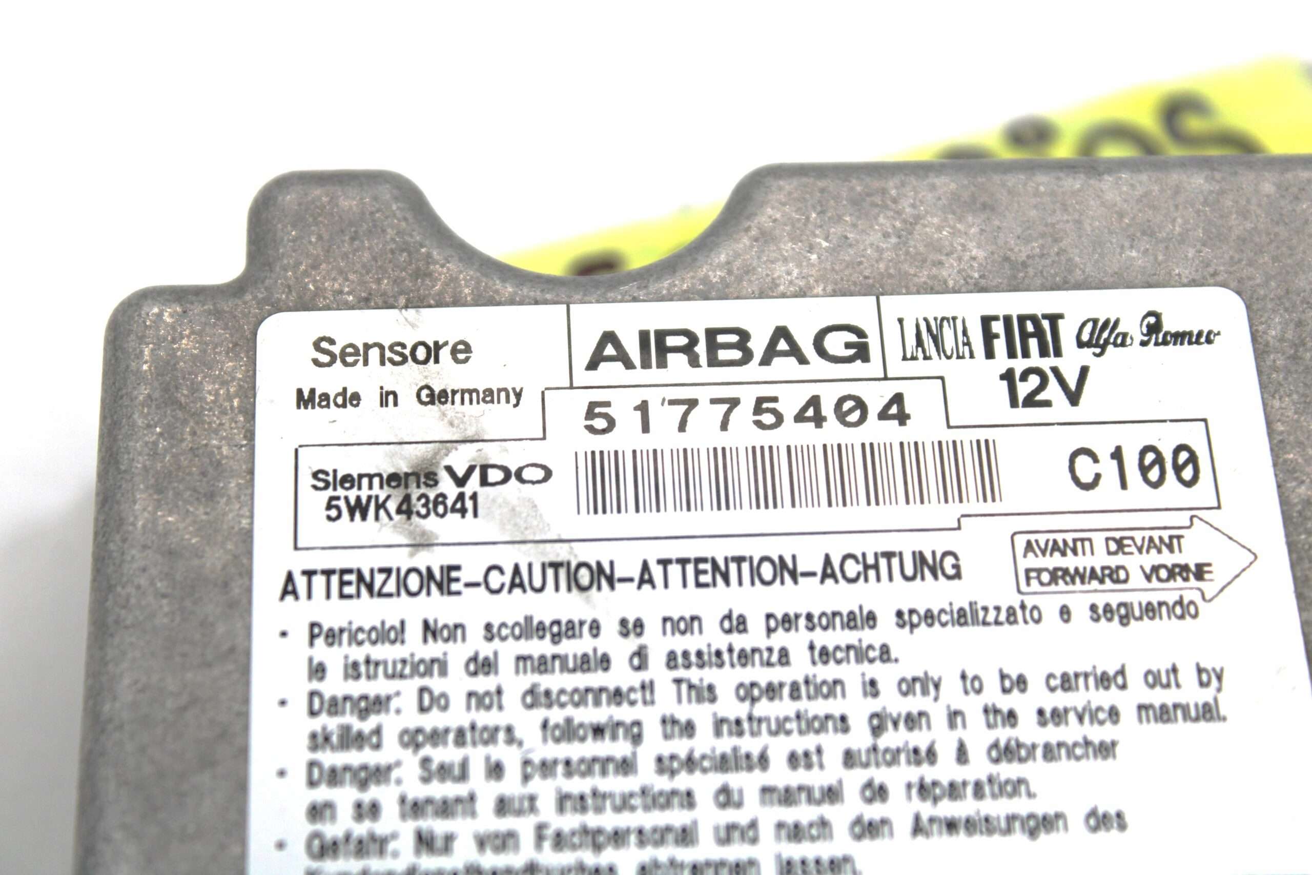 Centralita de Airbag Fiat Lancia - foto 2