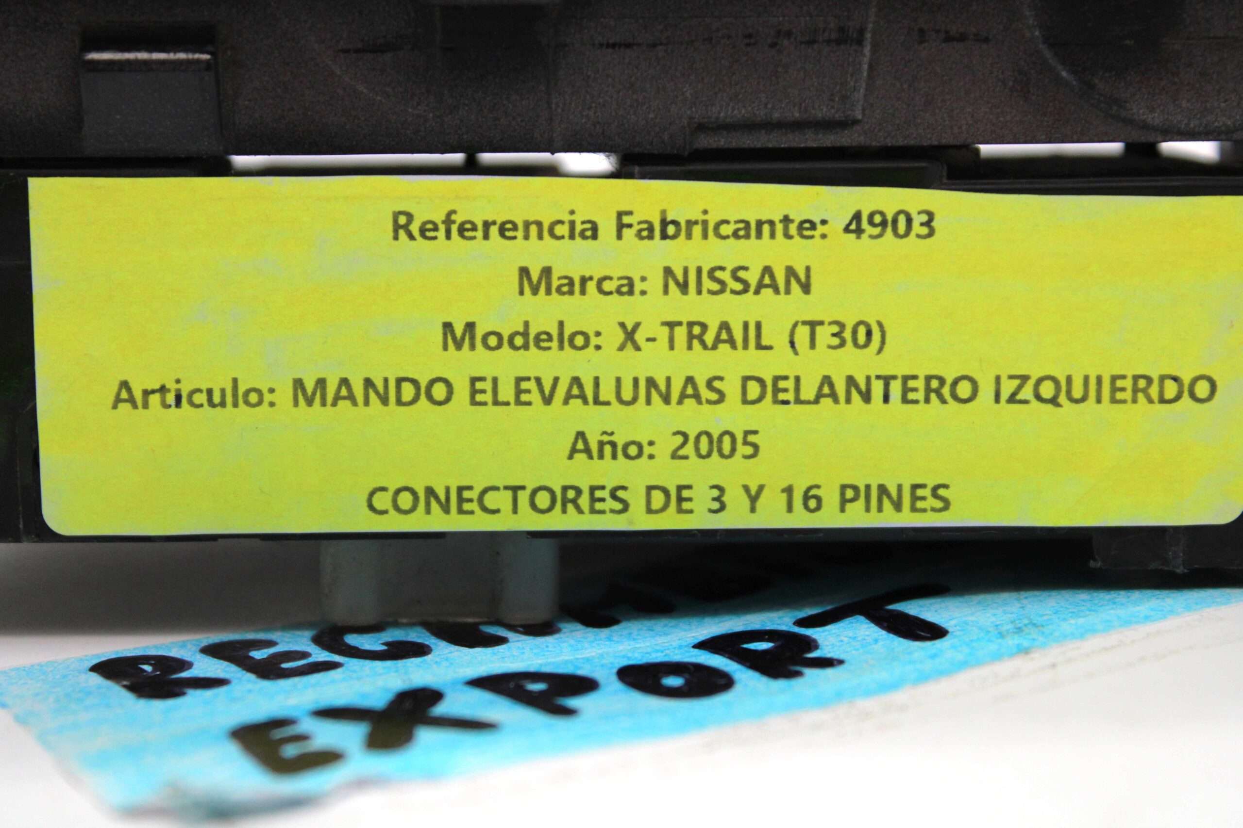 Mando Elevalunas Nissan X-Trail T30 - foto 3