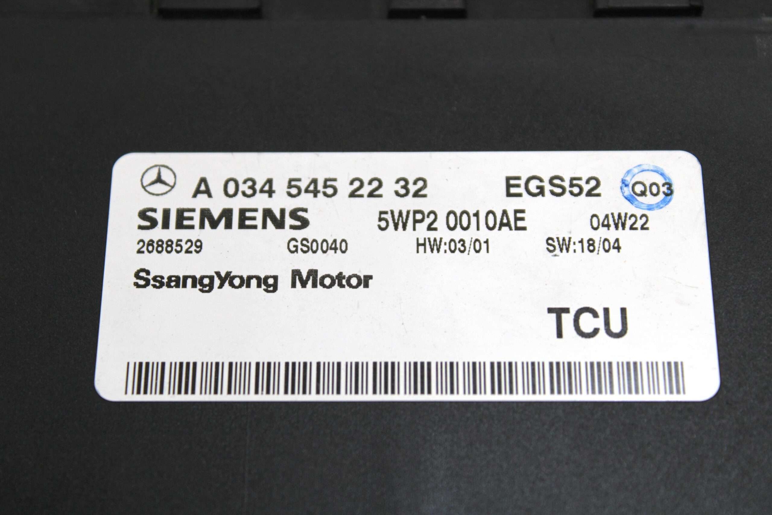 Centralita Caja de Cambios SsangYong - foto 2