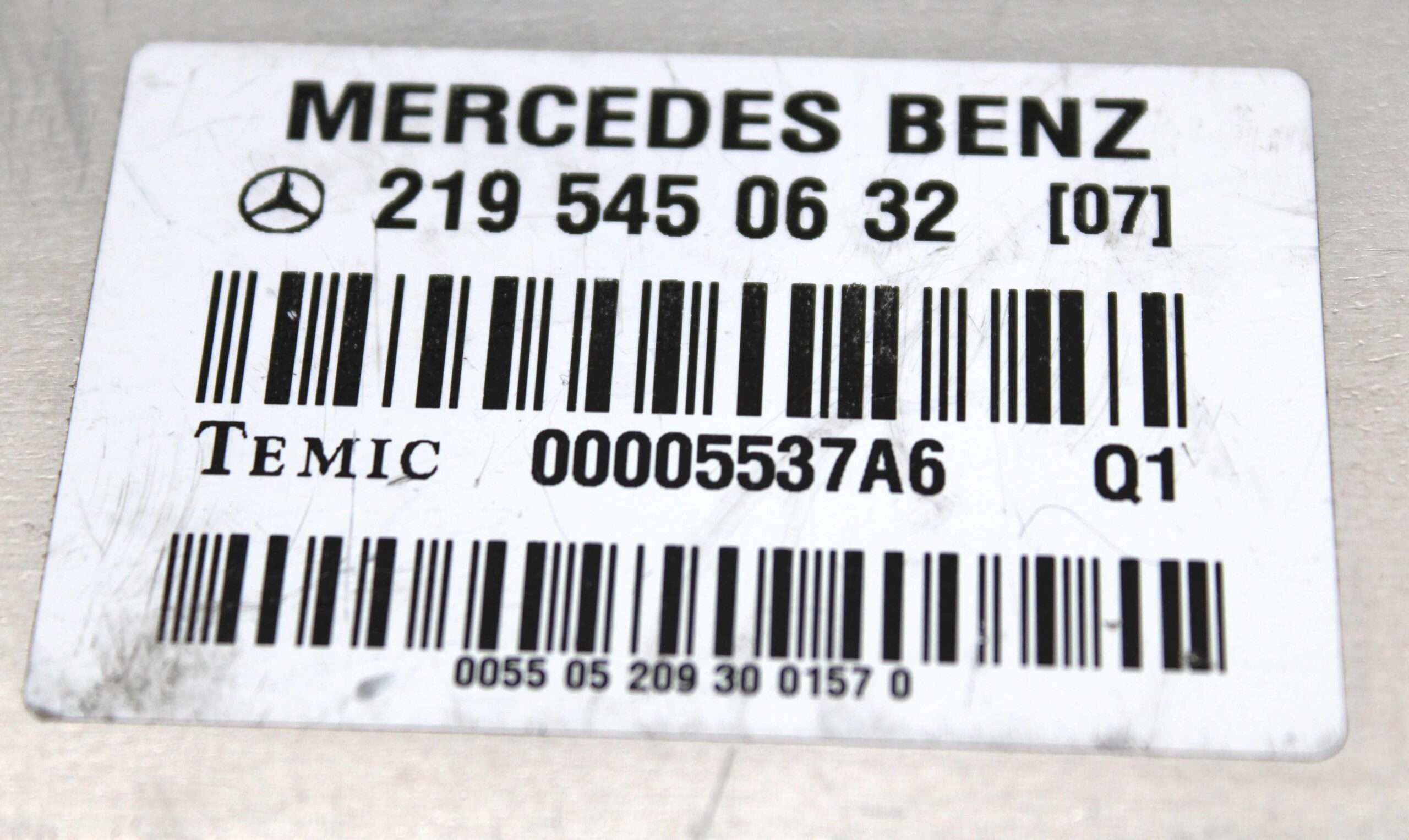 Centralita Control de Suspensión Neumática Mercedes W219 - foto 2