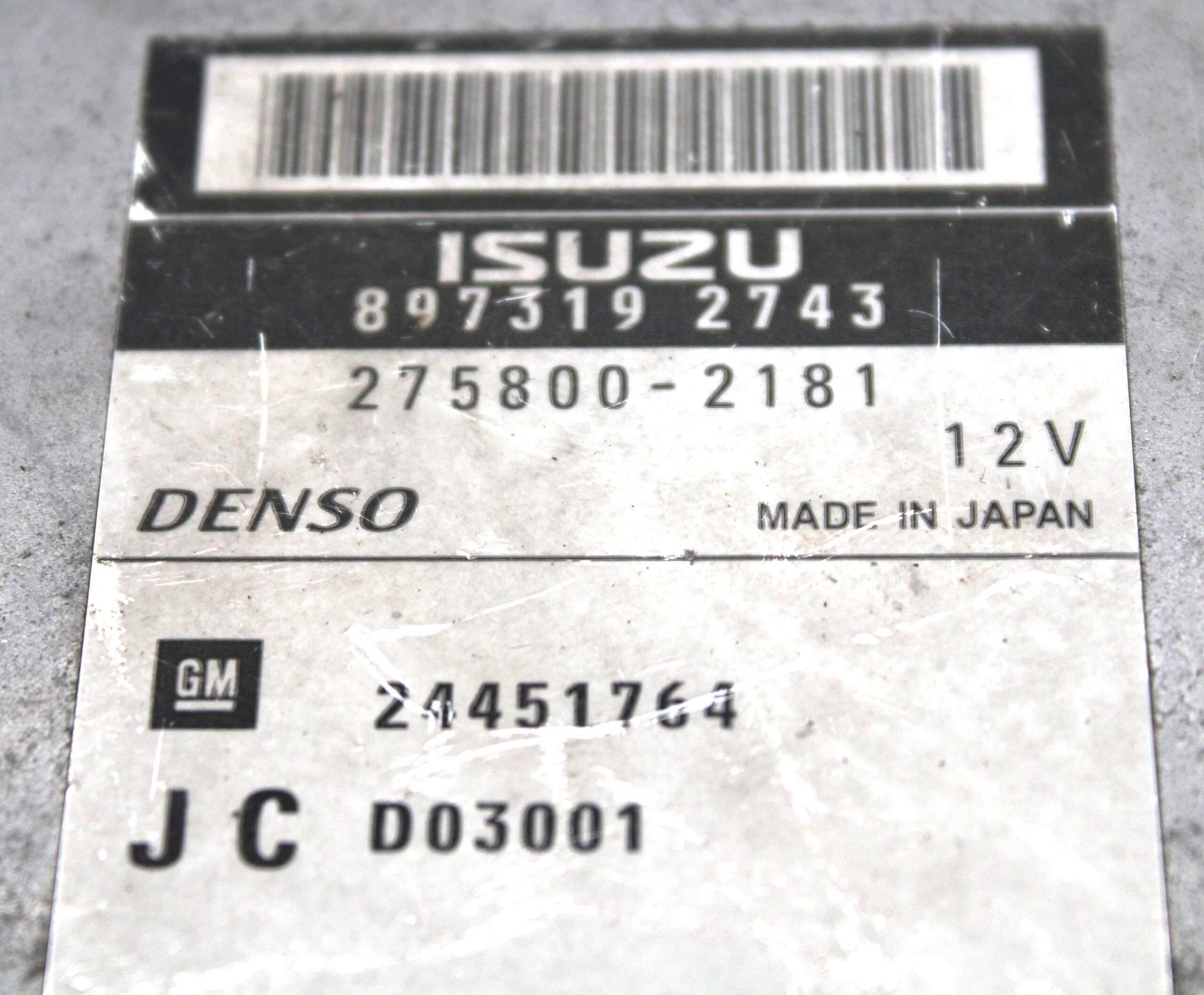 Centralita de Motor Isuzu Opel Vectra C - foto 2