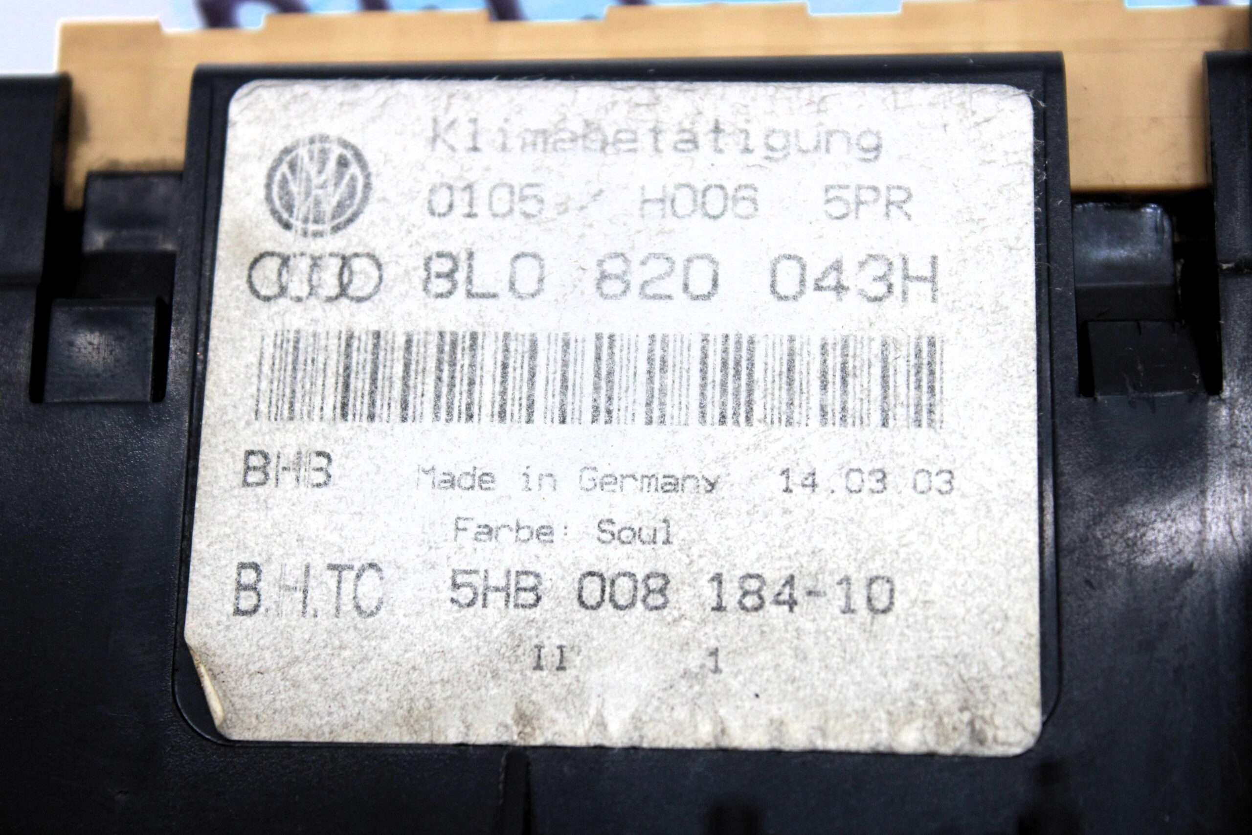 Panel de Clima Audi A3 - foto 3