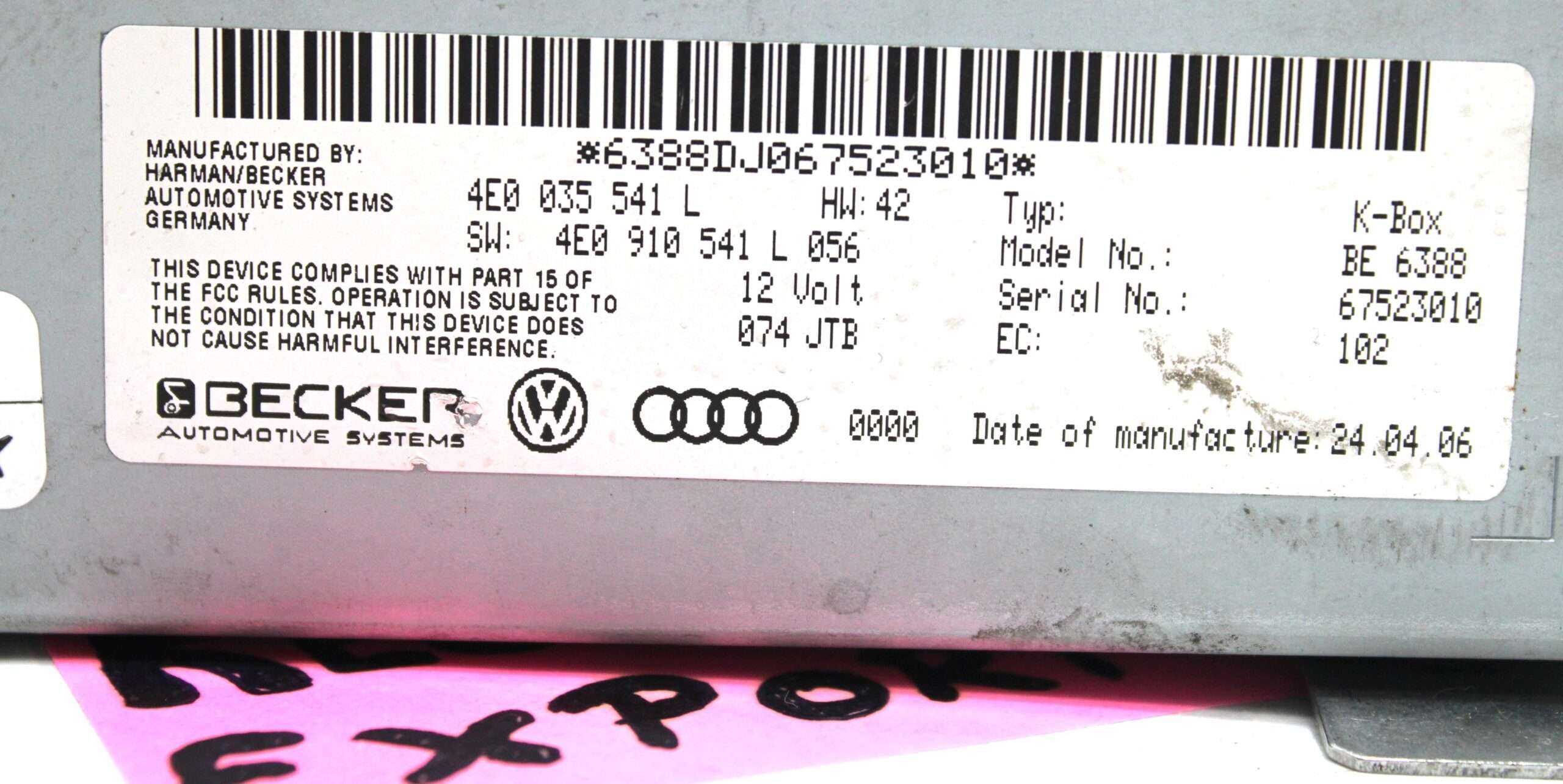 Sistema de Radio Audi Q7 - foto 2