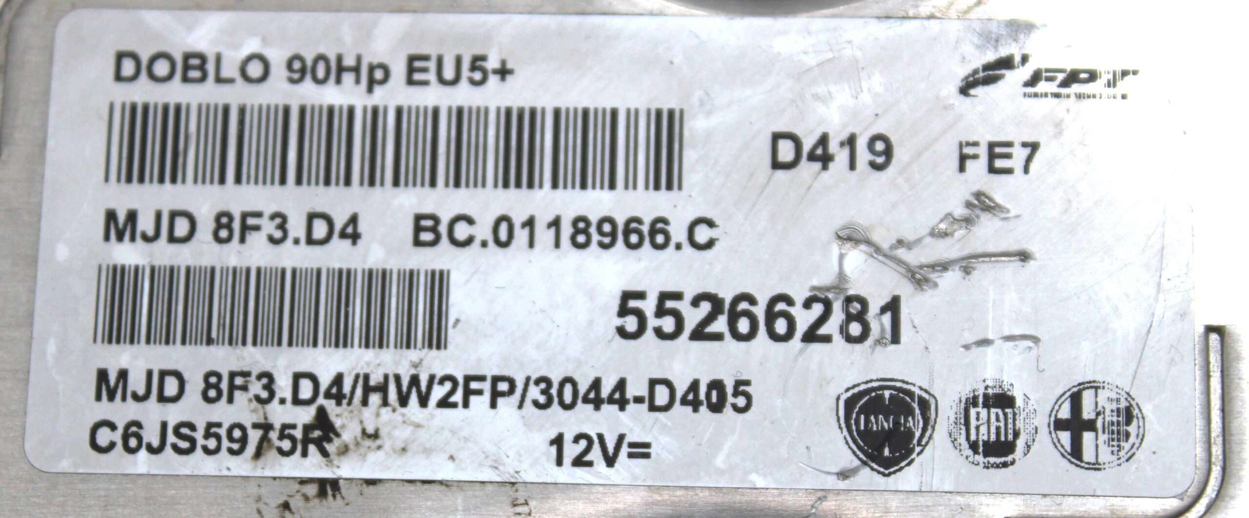 Centralita de Motor Fiat Doblo MJD 8F3.D4 - foto 2
