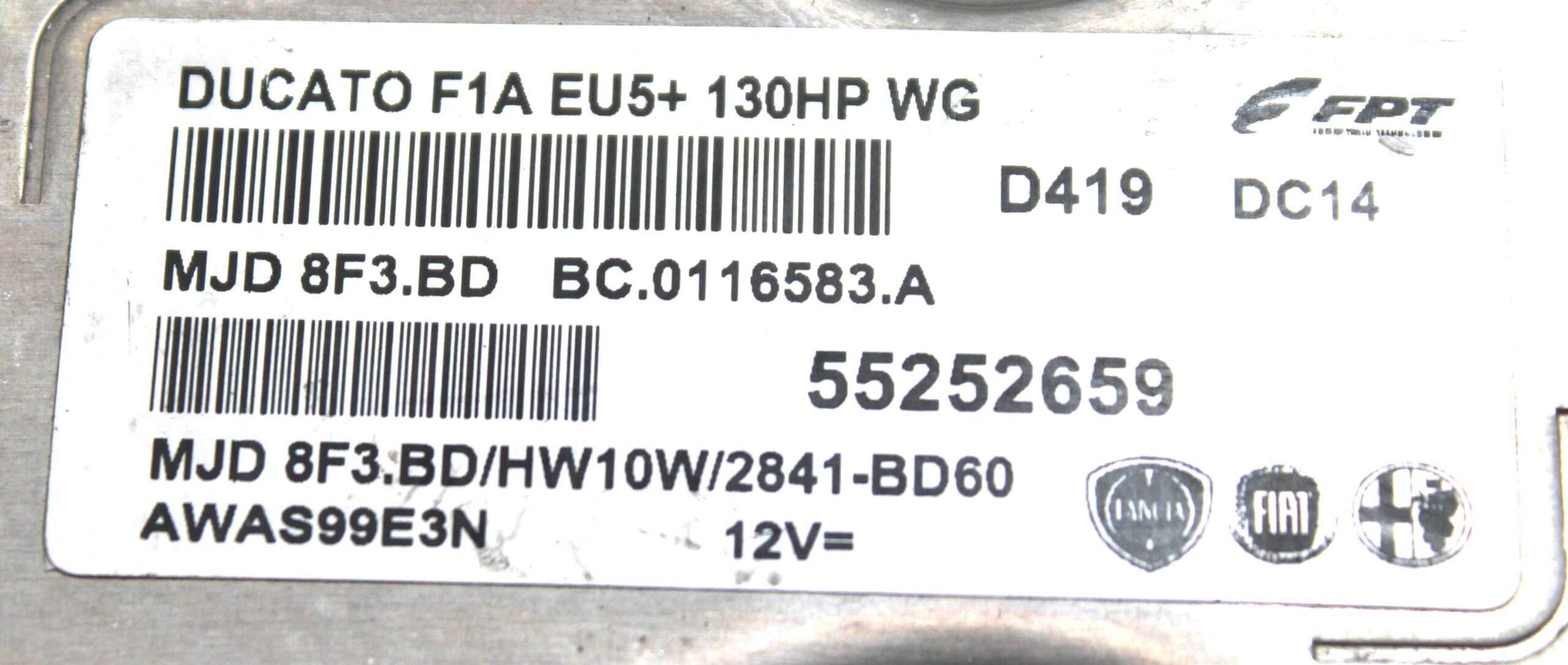 Centralita de Motor Fiat Ducato MJD 8F3.BD - foto 2