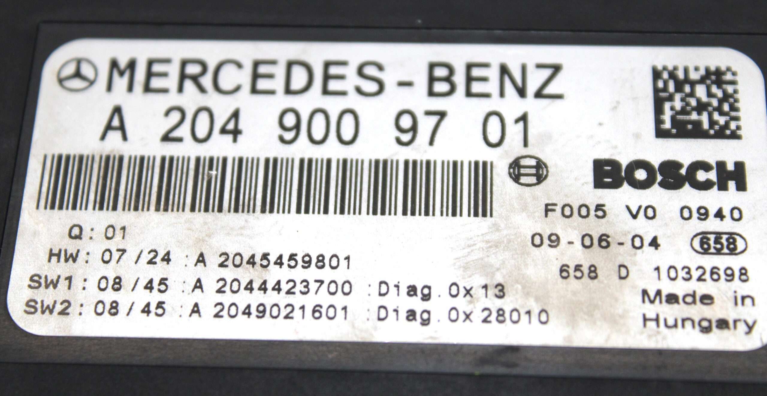 Caja de Fusibles Mercedes Clase C W204 - foto 2