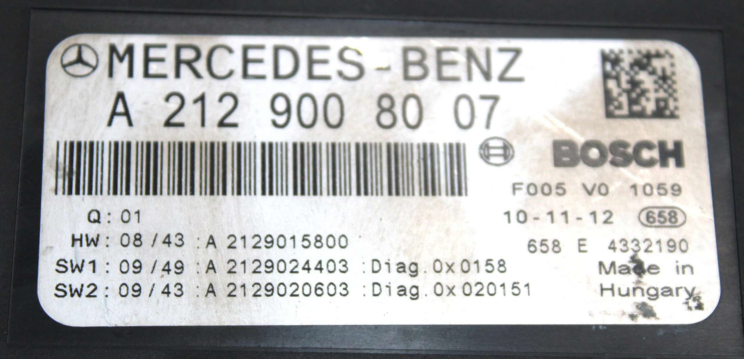Caja de Fusibles Mercedes Clase C W204 - foto 2