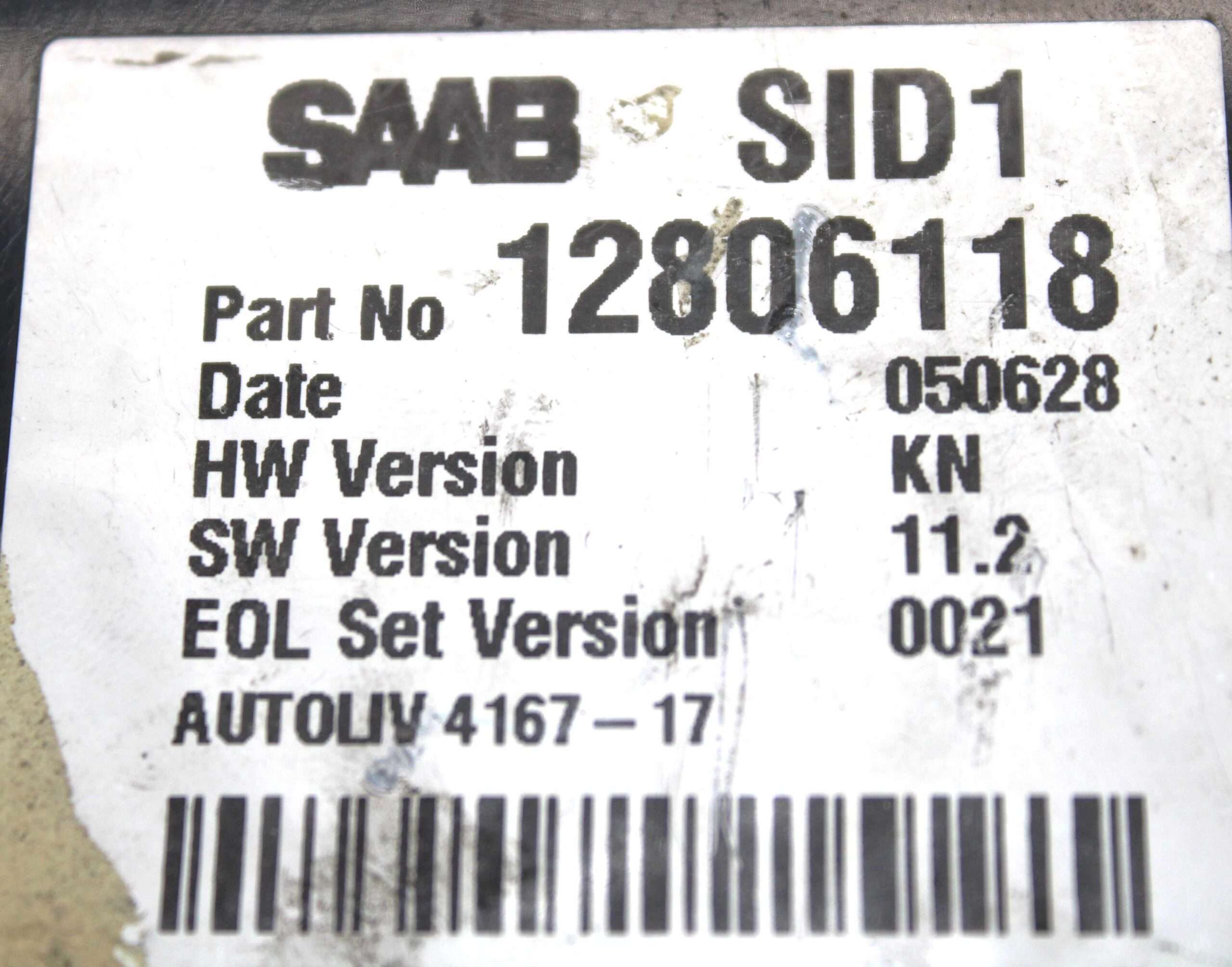 Pantalla Multifunción Saab 12806118 416717 4167 17 - foto 3